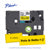BROTHER - Cinta Laminada Brother Estandar Texto negro sobre cinta amarilla de 24mm x 8m
