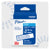 BROTHER - Cinta Laminada Brother Estándar Texto Azul sobre Cinta Blanca de 18mm x 8m