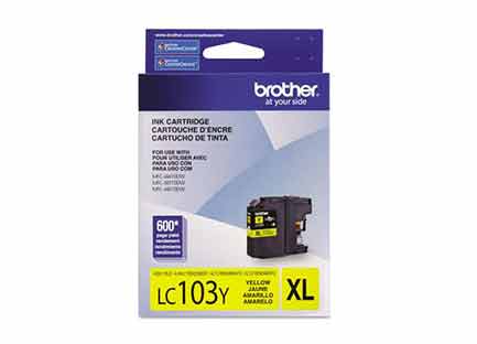 BROTHER - Tinta Brother LC103Y Rendimiento 600 Páginas Color Amarillo