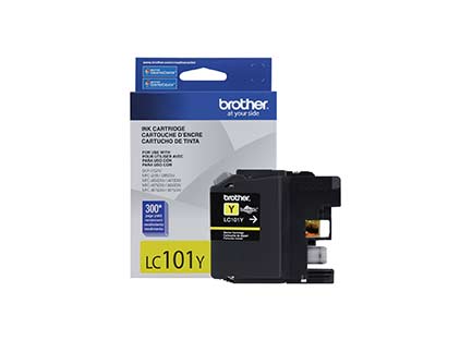 BROTHER - Tinta Brother LC101BK Rendimiento 300 Páginas Color Amarillo