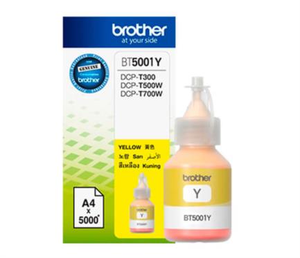 BROTHER - Tinta Brother BT5001Y Rendimiento Ultra 5000 Páginas Color Amarillo