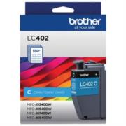BROTHER - Tinta Brother LC402C Alto Rendimiento Hasta 550 Páginas Color Cian