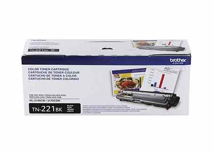 BROTHER - Tóner Brother TN221BK Rendimiento 2500 Páginas Color Negro
