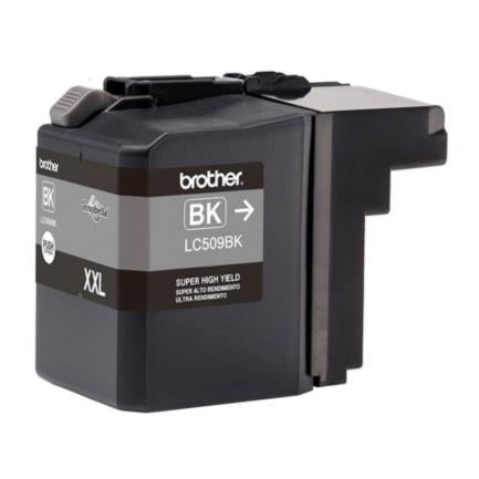 BROTHER - Tinta Brother LC509BK Súper Alto Rendimiento Hasta 2400 Páginas Color Negro