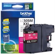 BROTHER - Tinta Brother LC505M Súper Alto Rendimiento Hasta 1300 Páginas Color Magenta
