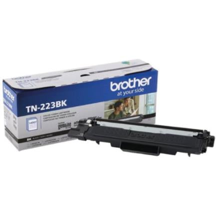BROTHER - Tóner Brother Genuine TN-223BK Rendimiento Estándar 1400 Páginas Color Negro