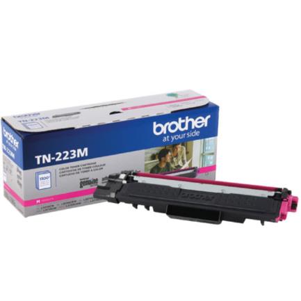 BROTHER - Tóner Brother Genuine TN-223M Rendimiento Estándar 1300 Páginas Color Magenta