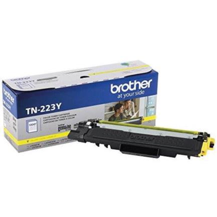 BROTHER - Tóner Brother Genuine TN-223Y Rendimiento Estándar 1300 Páginas Color Amarillo