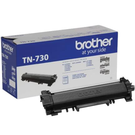 BROTHER - Tóner Brother TN730 Rendimiento Estándar 1200 Páginas Color Negro