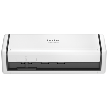 BROTHER - Escáner Brother de Escritorio Compacto Inalámbrico ADS-1800W con Pantalla Tactil a Color