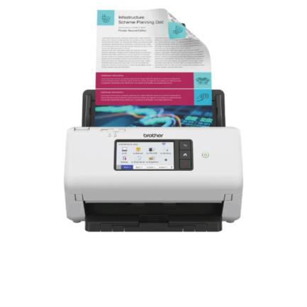 BROTHER - Escáner Brother ADS-4700W Profesional Resolución 1200 ppp 80PPM ADF