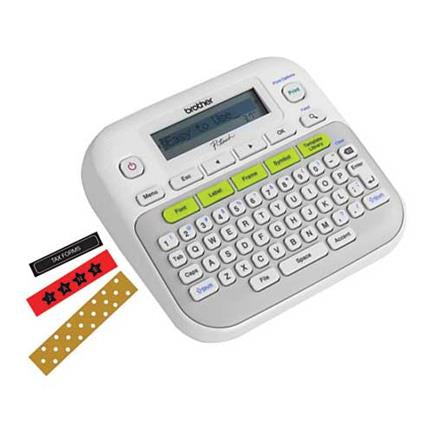 BROTHER - Rotulador Electrónico Brother P-Touch PT-D210 Inalámbrico Laminado Transferencia Térmica Manual/Escritorio