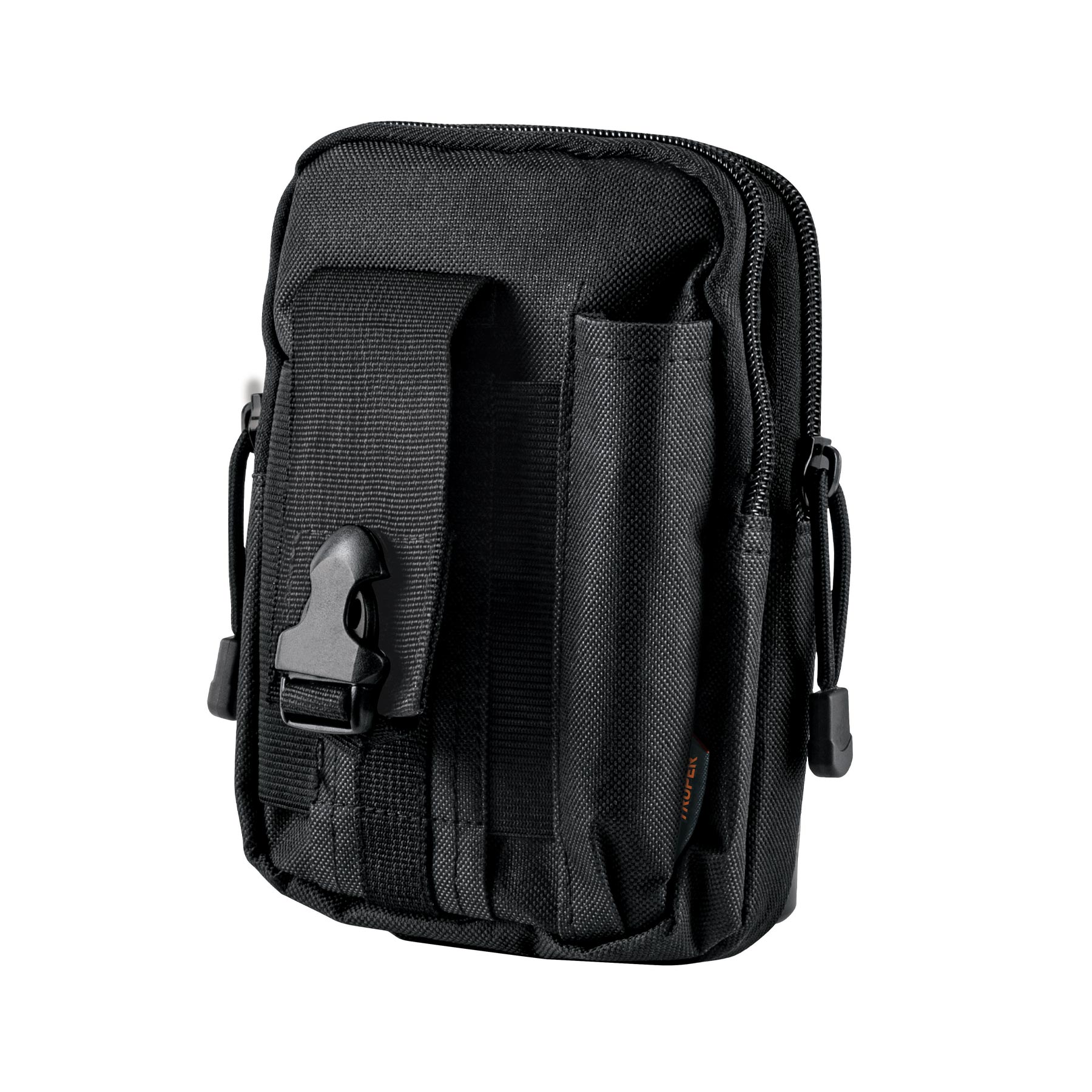 Bolso tactico negro para cinturon, Truper