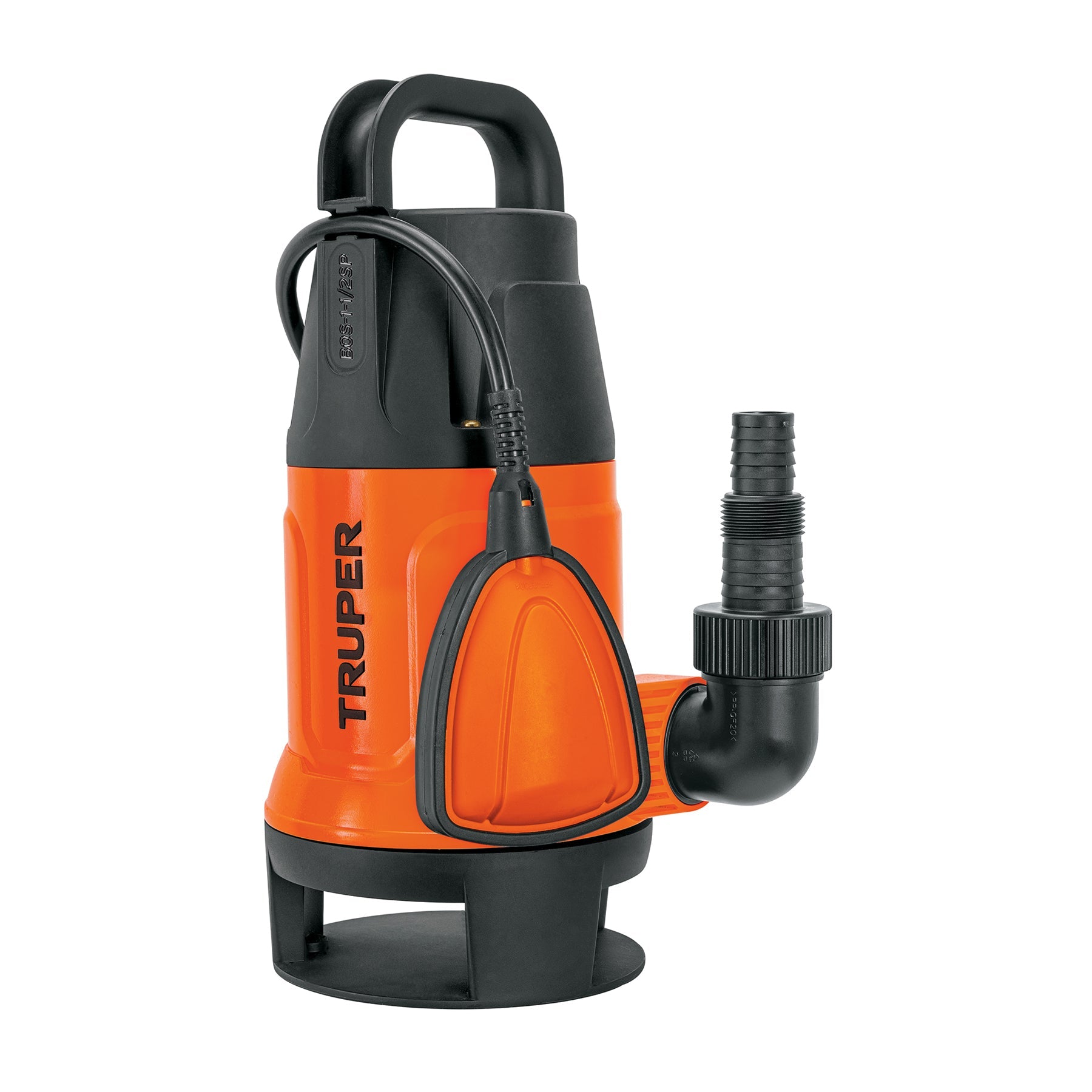 Bomba sumergible plastica, 1-1/2 HP para agua sucia, Truper