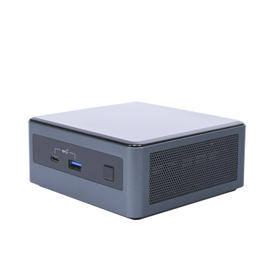 EPCOM - NUC / Intel / Mini PC Performance / Core i3 / 10a Generación / 1 X HDMI / 3 X USB / 1 X USB-C / WiFi 6 / Bluetooth / Memoria RAM, S.O y SSD o HDD No Incluido / Incluye Fuente