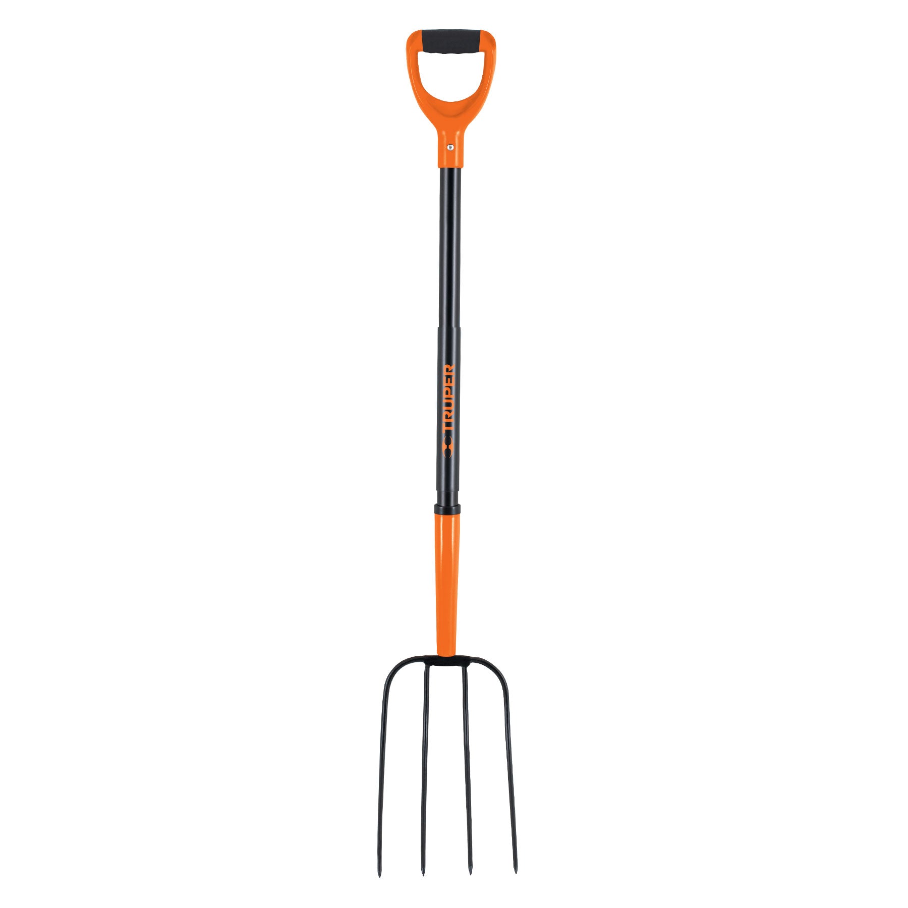 Bieldo para paja, 4 dientes, mgo de acero 37',pu–o'Y' TRUPER