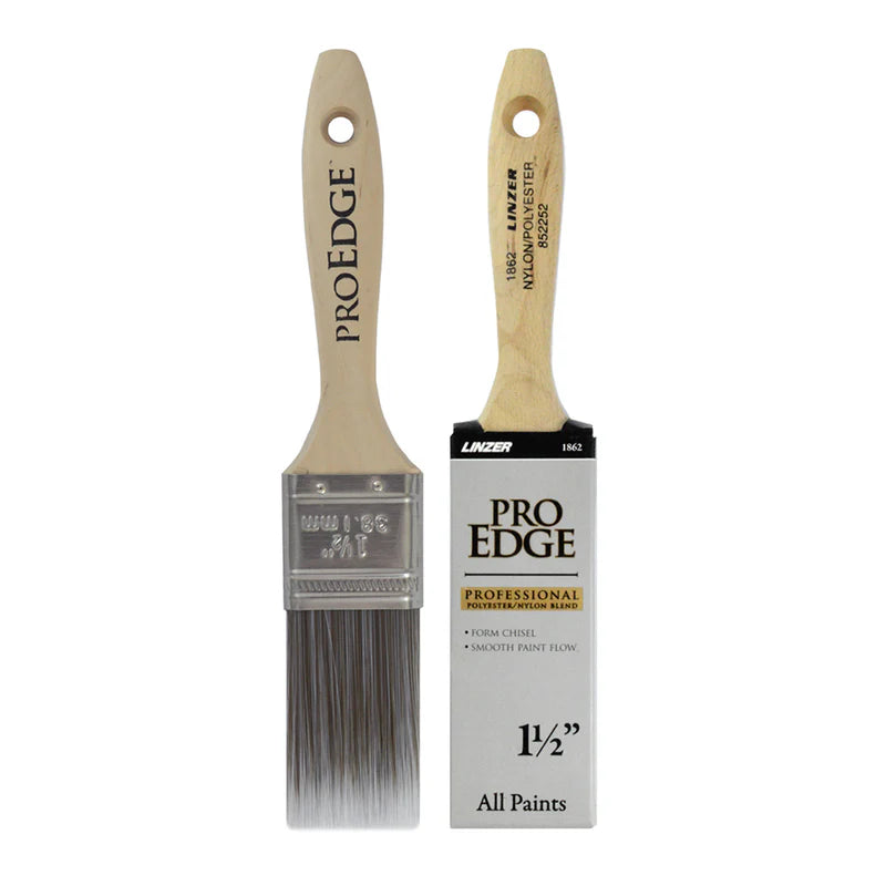 Brocha "Pro edge" de poliéster y nylon (Corte recto) 3"