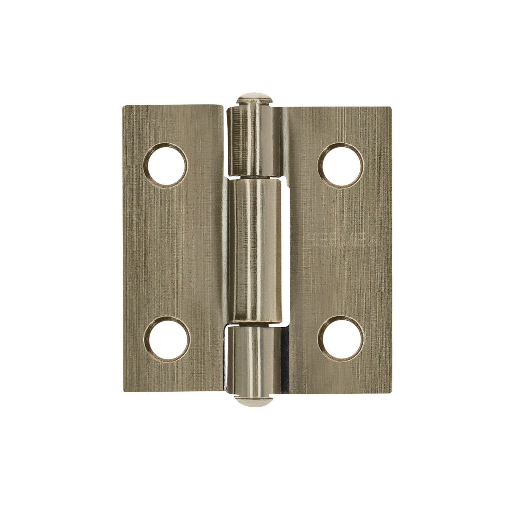 Bisagra rectangular 1' laton antiguo, HERMEX