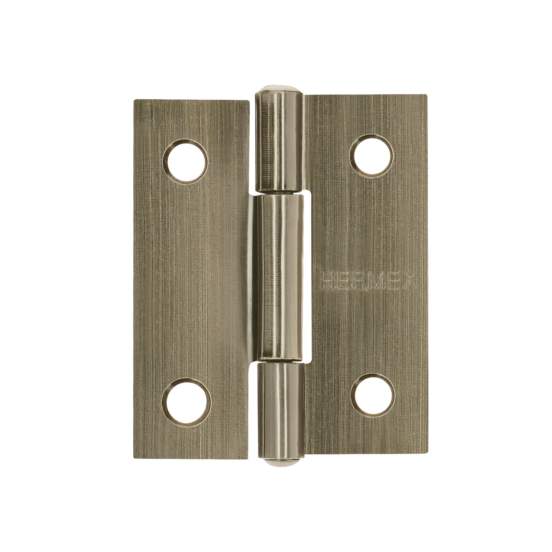 Bisagra rectangular 1-1/2' laton antiguo, HERMEX