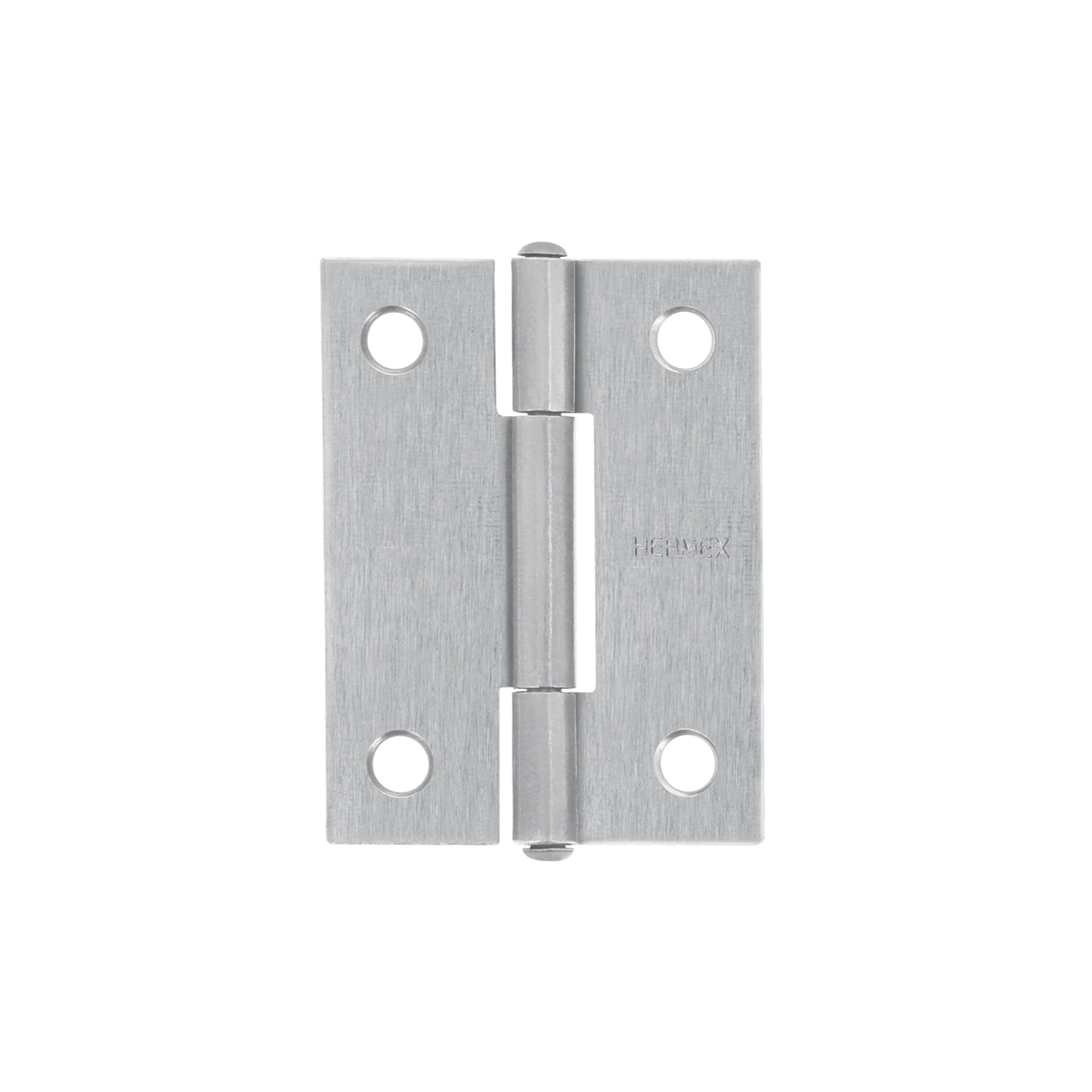 Bisagra rectangular 2' acero pulido, HERMEX