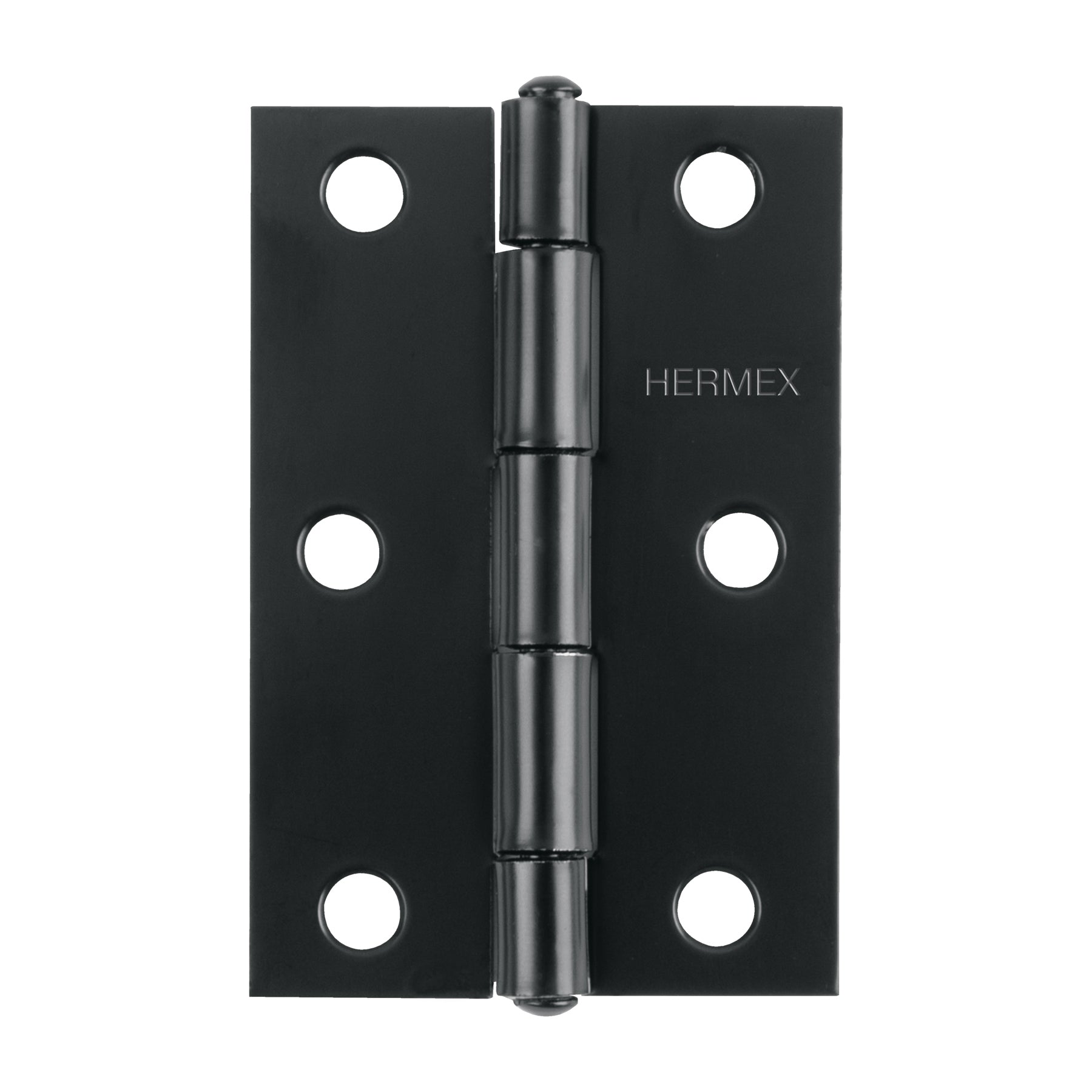 Bisagra rectangular 3' negra, HERMEX