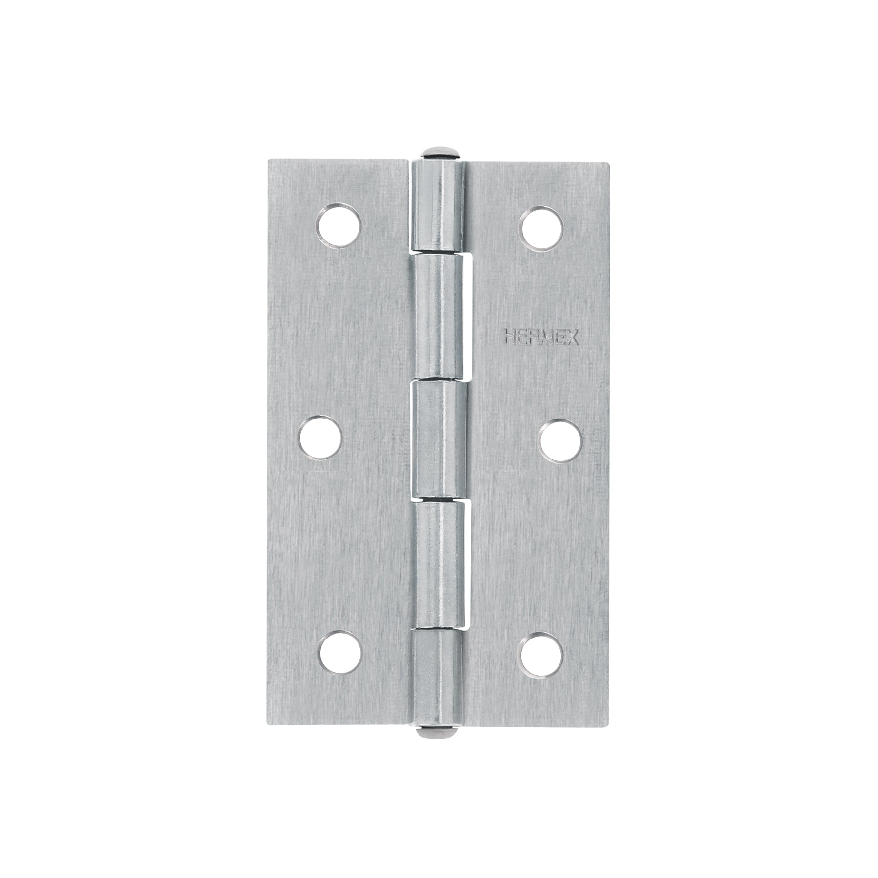 Bisagra rectangular 3-1/2' acero pulido, HERMEX