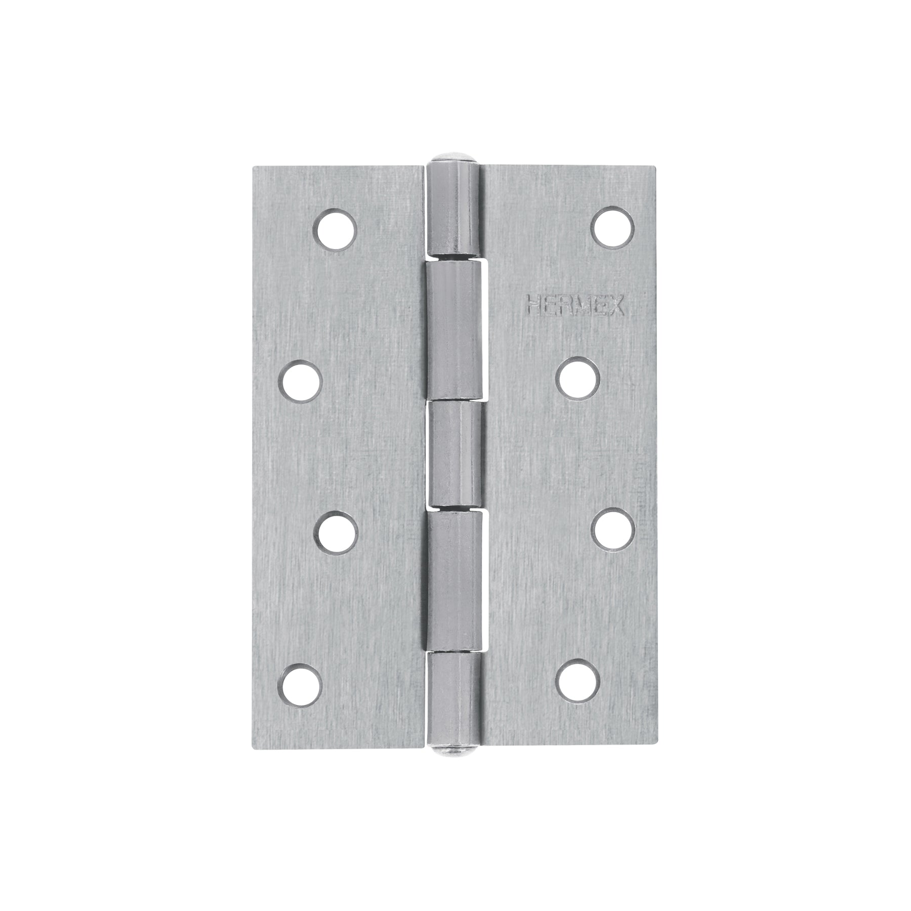 Bisagra rectangular 4' acero pulido, HERMEX