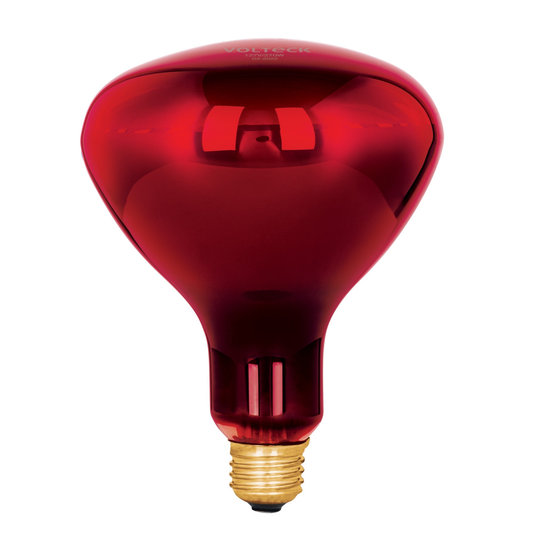 Lampara incandescente de calor, BR40 270 Watts, rojo
