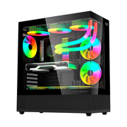 BALAM RUSH - Gabinete Gamer Acteck Media Torre Tank Super 9200TB Max MB ATX Legend Negro
