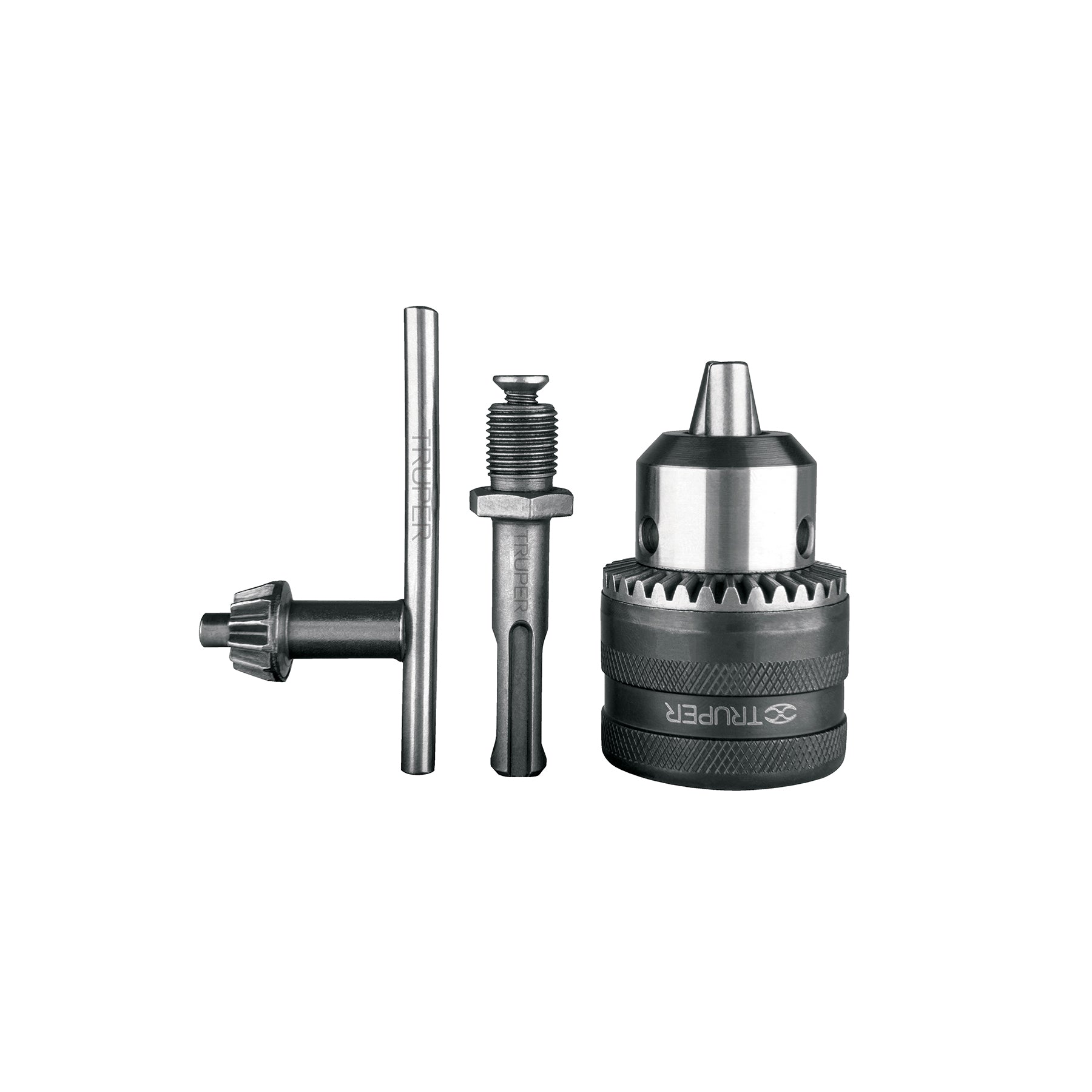 Broquero 1/2' con llave y adaptador SDS Plus, TRUPER