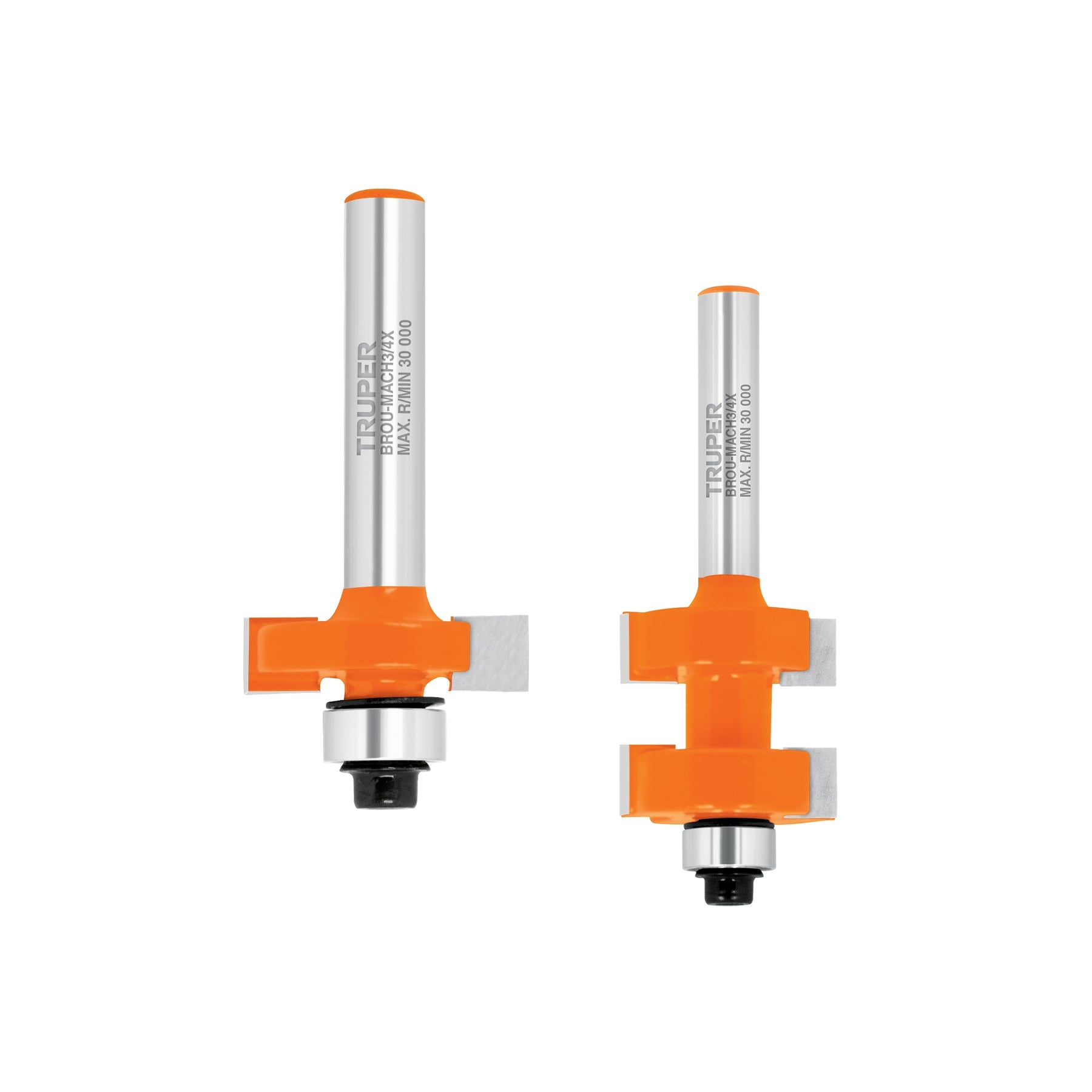 Juego de machimbrador, 3/4', con balero, Truper