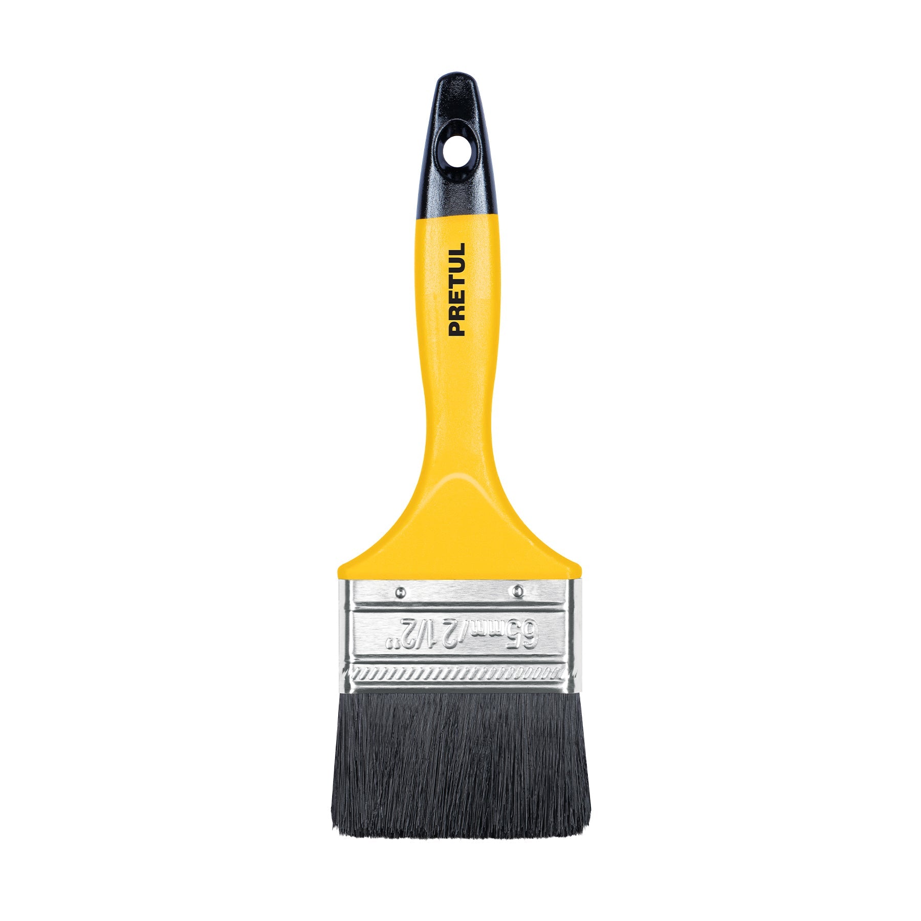 Brocha uso general de 2-1/2' con mango de plastico, Pretul