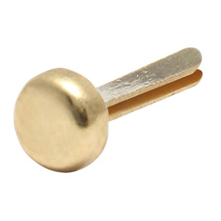BARRILITO - Broche Latonado Barrilito Tipo Alemán 15mm C/100 Pzas