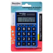 BARRILITO - Calculadora Barrilito Bolsillo 12 Digitos Doble Fuente Poder