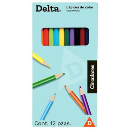 BARRILITO - Colores Barrilito Delta Redondos Largos C/12 Pzas