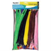 BARRILITO - Limpiapipas Barrilito Grueso Colores Estándar Bolsa C/30 Pzas
