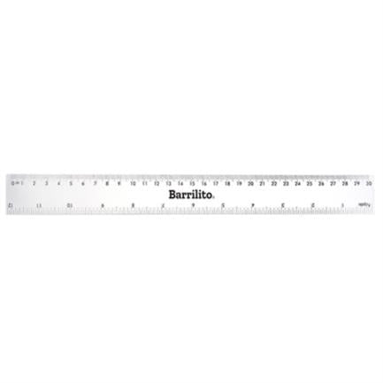 BARRILITO - Regla Barrilito Plástico 30cm