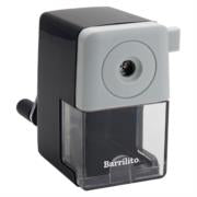 BARRILITO - Sacapuntas Semiautomático Barrilito 856 Manual Color Negro
