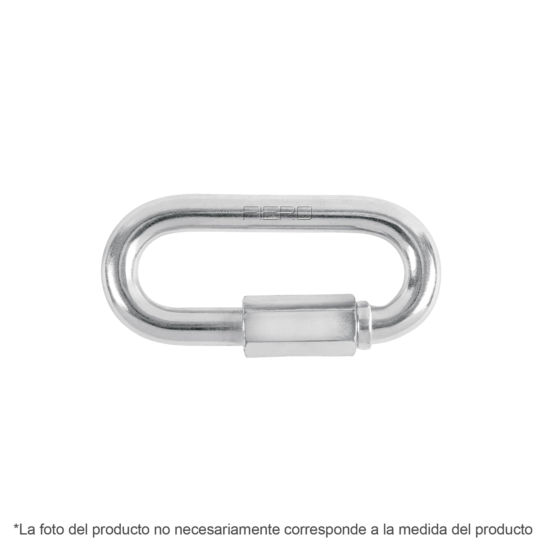 Bandola de acero de 3/8' con seguro, FIERO
