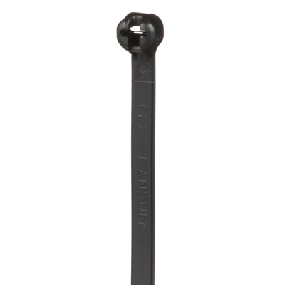 PANDUIT - Cincho de Nylon 6.6 Dome-Top®, Con Lengüeta de Bloqueo de Acero Inoxidable, 203 mm largo x 4.7mm ancho, Color Negro, Exterior Resistente a Rayos UV, Paquete de 1000pz