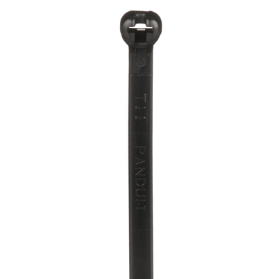 PANDUIT - Cincho de Nylon 6.6 Dome-Top®, Con Lengüeta de Bloqueo de Acero Inoxidable, 203 mm largo x 4.7mm ancho, Color Negro, Exterior Resistente a Rayos UV, Paquete de 1000pz