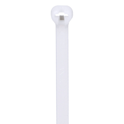 PANDUIT - Cincho de Nylon 6.6 Dome-Top® Con Lengüeta de Bloqueo de Acero Inoxidable, 305 mm largo x 4.7mm ancho, Color Natural, Paquete de 100pz