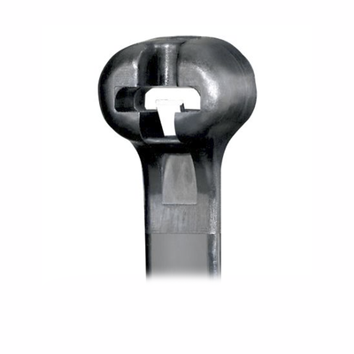 PANDUIT - Cincho Dome-Top Nylon 6.6, 378mm largo x 7mm ancho, Color Negro. Paquete de 250 piezas