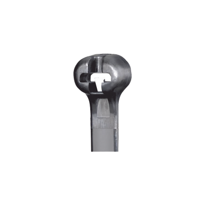 PANDUIT - Cincho de Nylon 6.6 Dome-Top®, Con Lengüeta de Bloqueo de Acero Inoxidable, 620 mm largo x 7mm ancho, Color Negro, Exterior Resistente a Rayos UV, Paquete de 100pz