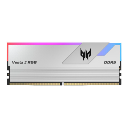 BIWIN - Memoria RAM Biwin Predator VESTA II DDR5 6000MHz CL32 32GB (2x16GB) Color Plata