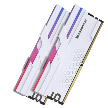 BIWIN - Memoria RAM Biwin Predator Hermes RGB DDR5 6000MHz 32GB (2x16GB) Color Blanca