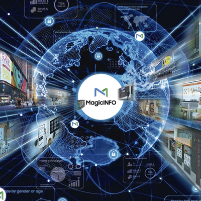 SAMSUNG ELECTRONICS - Licencia de Administracion de contenido para visualizacion digital MagicINFO, Licencia para 1 pantalla profesional Samsung