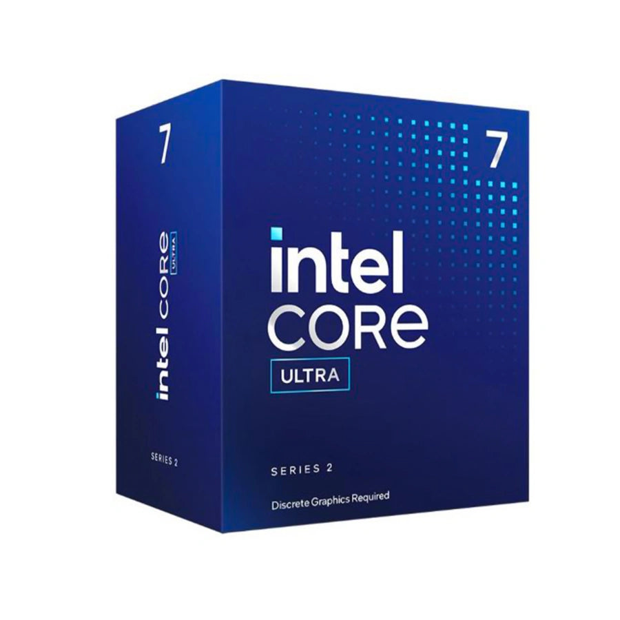 INTEL - Procesador Intel Core Ultra 7 265F 1851 5.3GHz 20 Núcleos 30MB Cache Con Disipador Sin Graficos