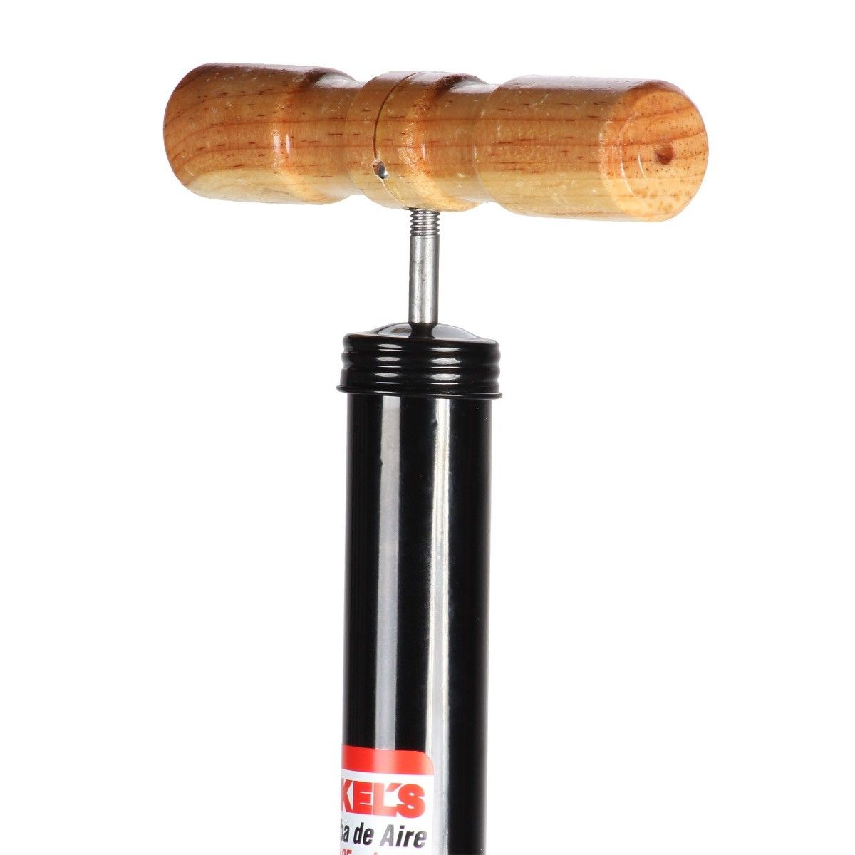 Bomba de aire de lujo mango de madera (125 PSI)