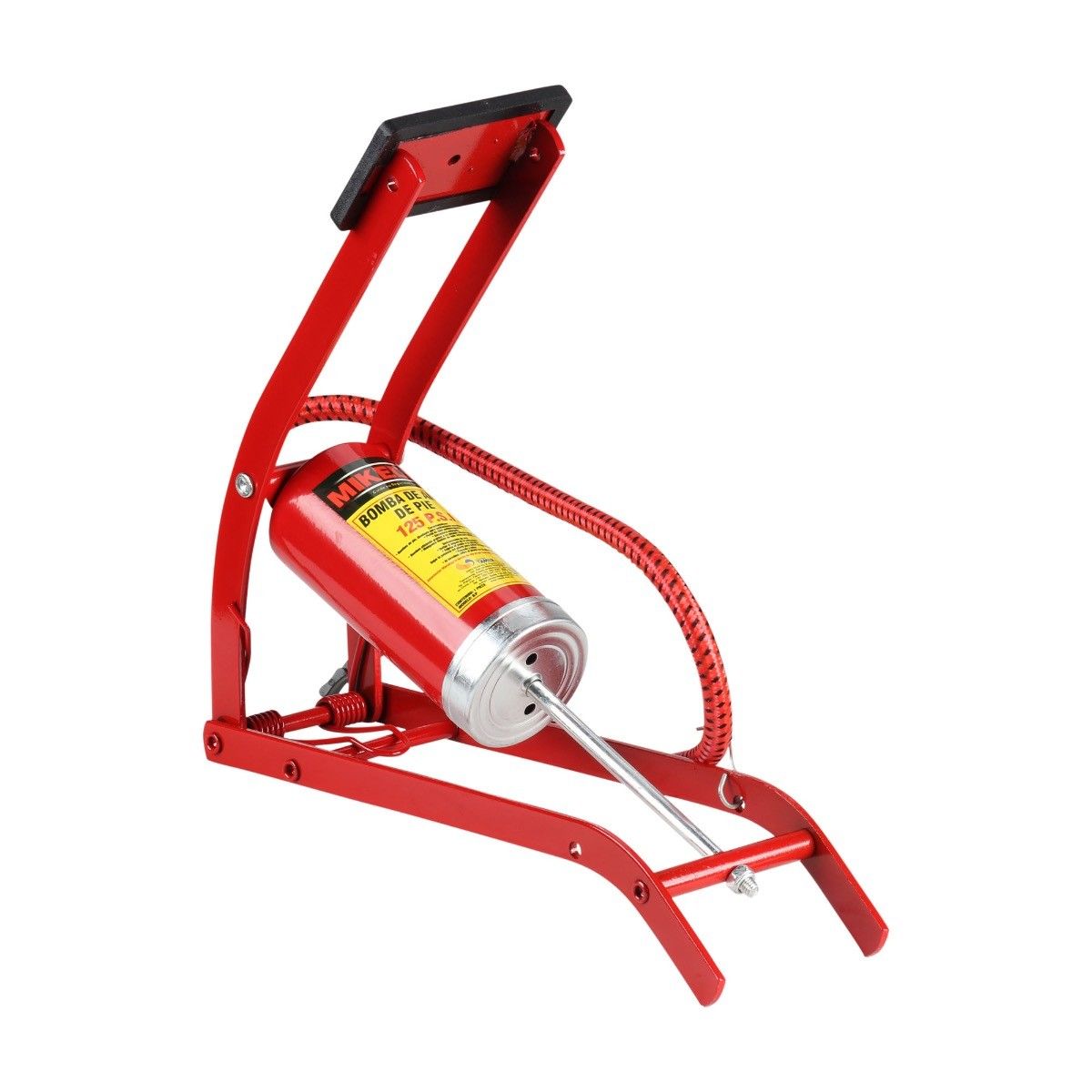 Bomba de aire con pedal de cilindro sencillo (125 PSI)